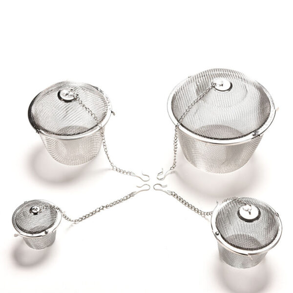 Cute Reusable Bowl Shaped Durable Stainless Steel Tea Strainer