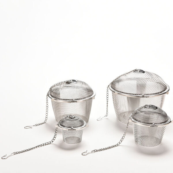 Cute Reusable Bowl Shaped Durable Stainless Steel Tea Strainer