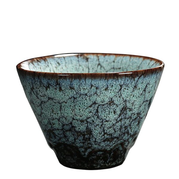 Gradient Color Ceramic Tea Cup