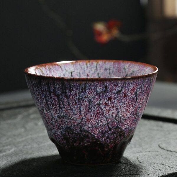 Gradient Color Ceramic Tea Cup